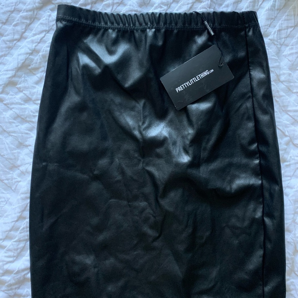 Black Leather Skirt